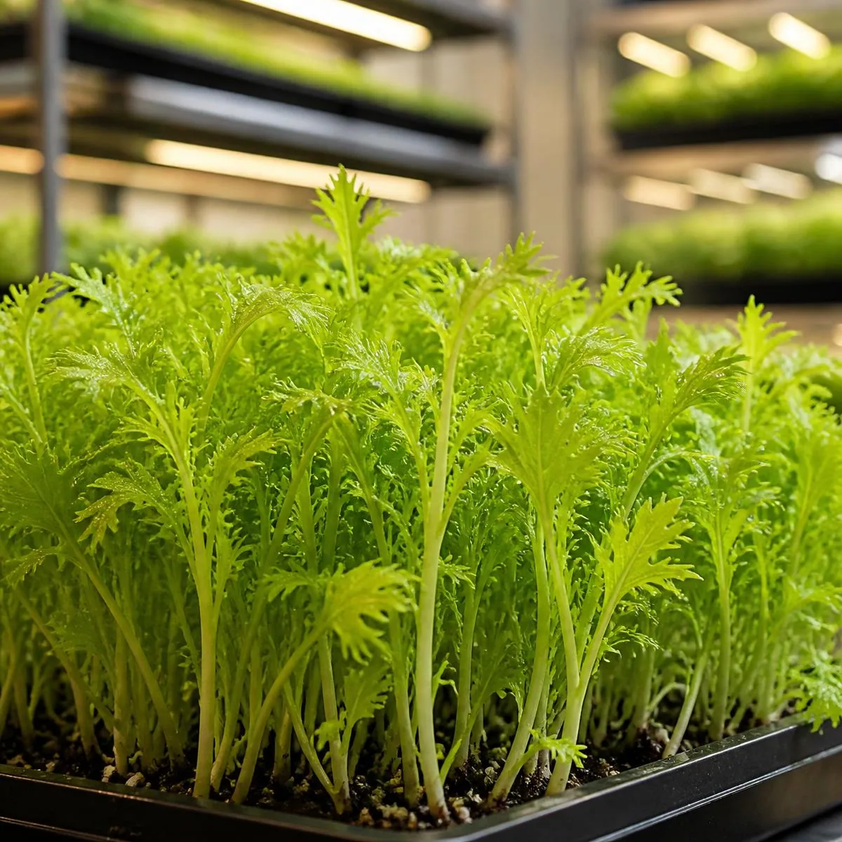 Mustard microgreens microgreens